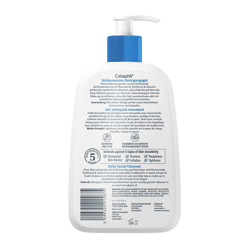 Cetaphil Schäumendes Reinigungsgel 473 ml Gel