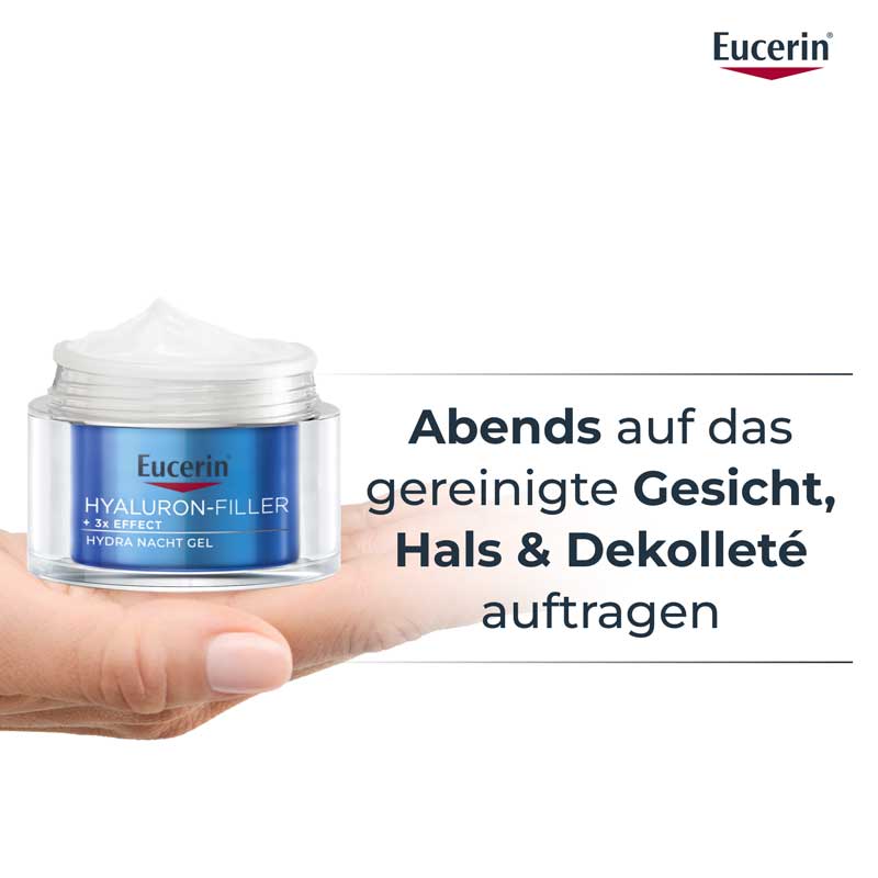 Eucerin ANTI-AGE HYALURON-FILLER + 3x EFFECT HYDRA NACHT GEL ULTRALEICHT 50 ml Gel