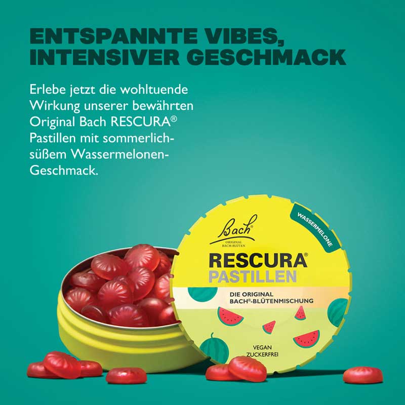 Bach RESCURA PASTILLEN Wassermelone 50 g Pastillen