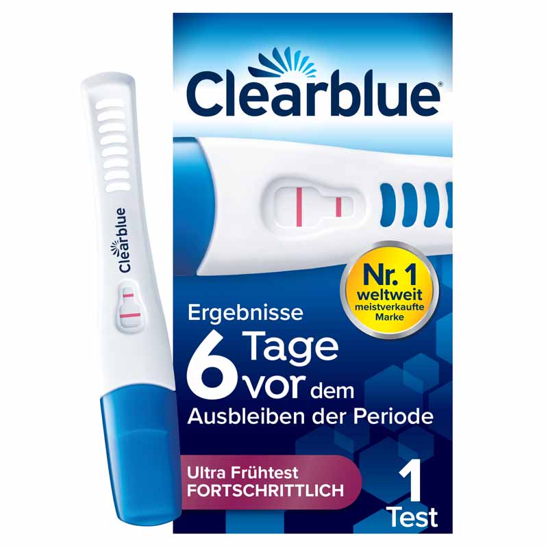 Clearblue Ultra Frühtest FORTSCHRITTLICH 1 St Test