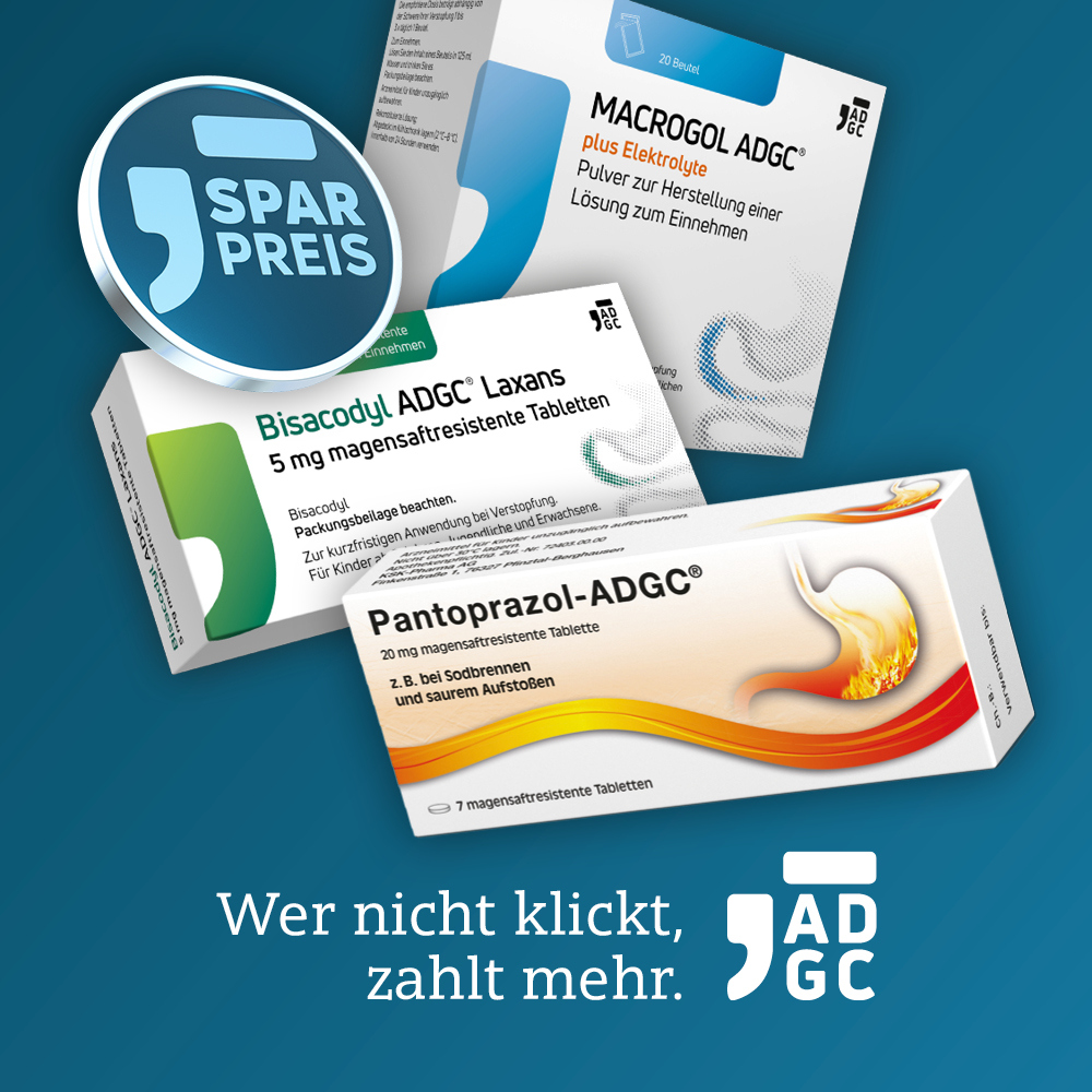 Pantoprazol-ADGC 20mg 7 St Tabletten magensaftresistent
