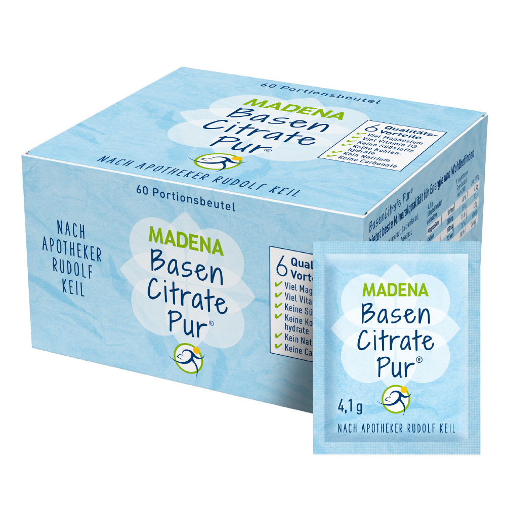 MADENA Basen Citrate Pur 60X4.1 g Beutel