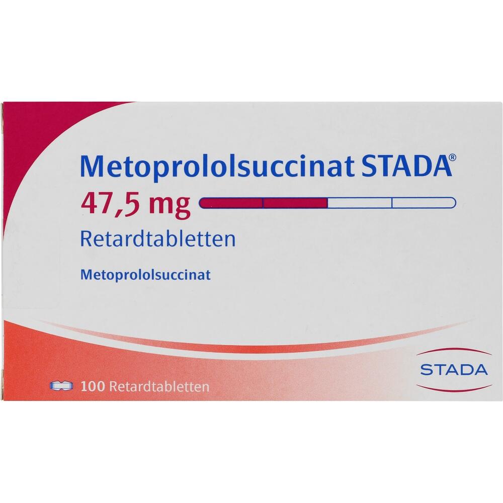 Metoprololsuccinat STADA 47,5mg 100 St Retard-Tabletten