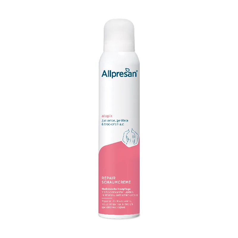 Allpresan derma med ATOPIX INTENSIVPFLEGE REPAIR SCHAUM-CREME 200 ml Schaum