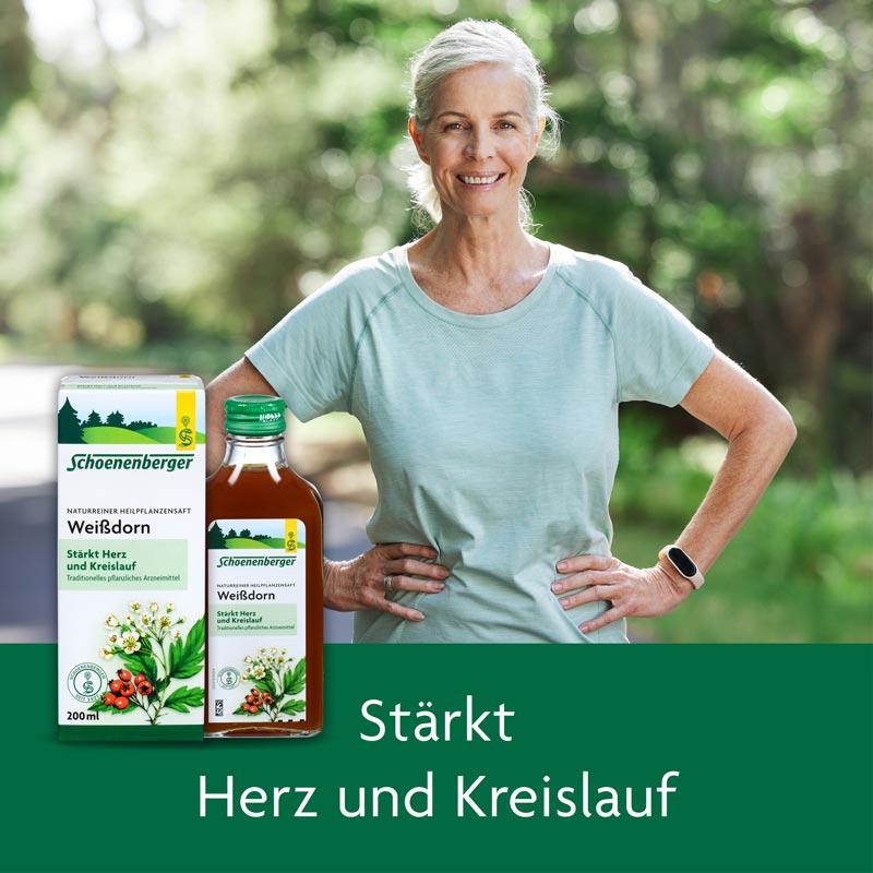 Schoenenberger Naturreiner Heilpflanzensaft Weißdorn 200 ml Flüssigkeit