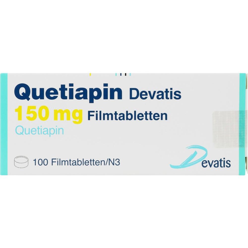 Quetiapin Devatis 150 mg Filmtabletten 100 St Filmtabletten