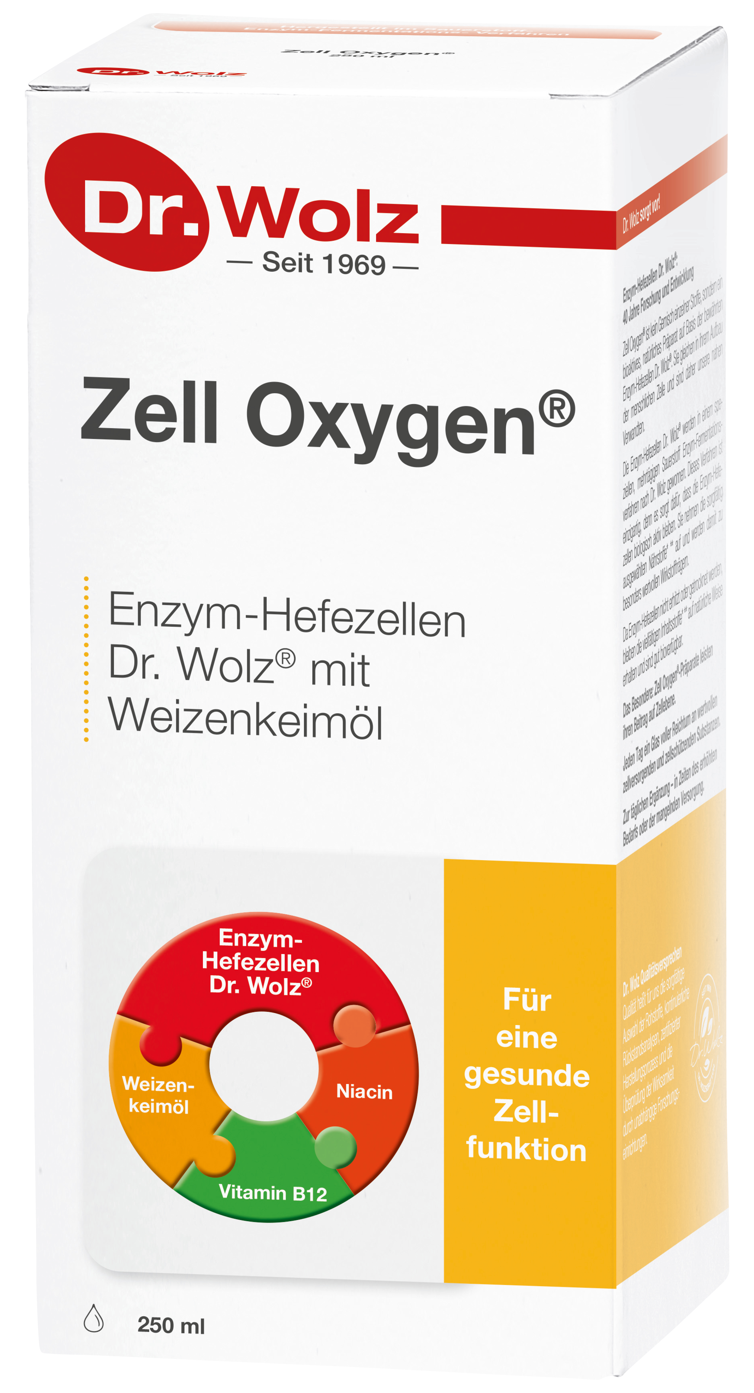 Dr. Wolz Zell Oxygen 250 ml Flüssigkeit