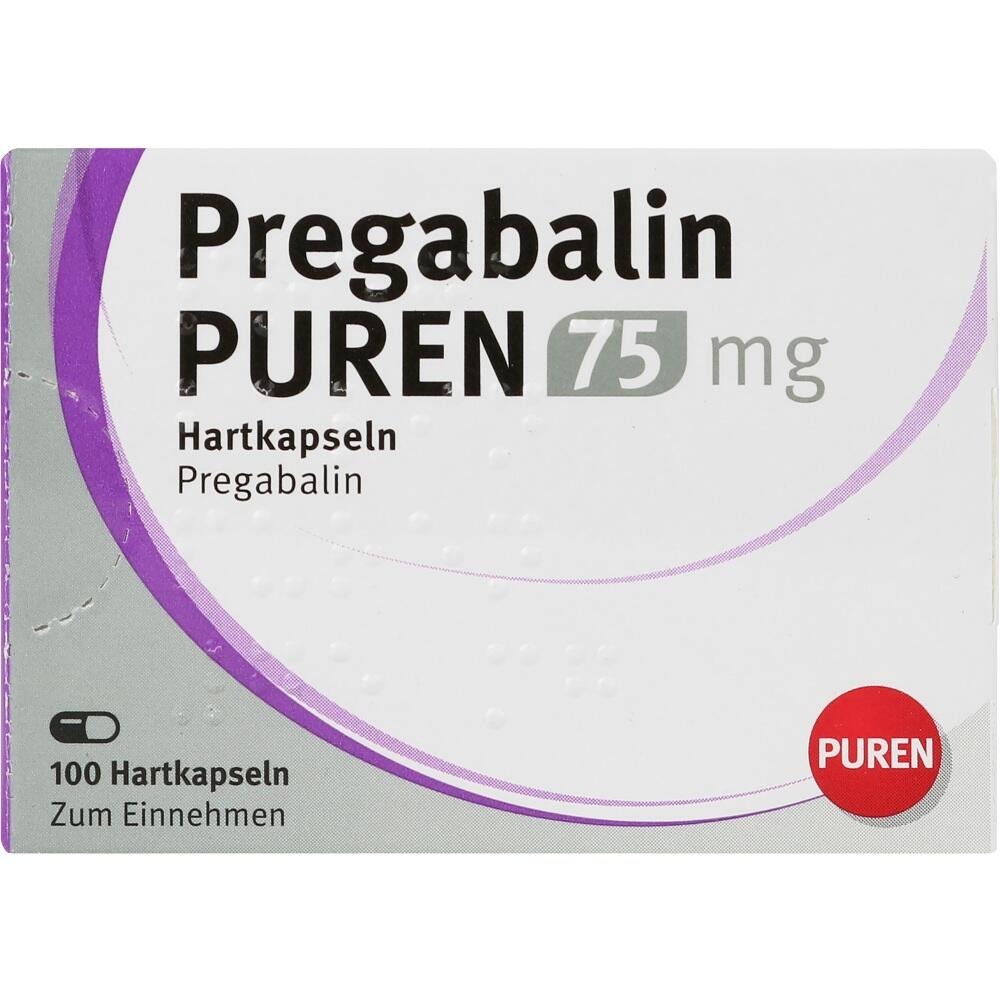 Pregabalin PUREN 75mg 100 St Hartkapseln