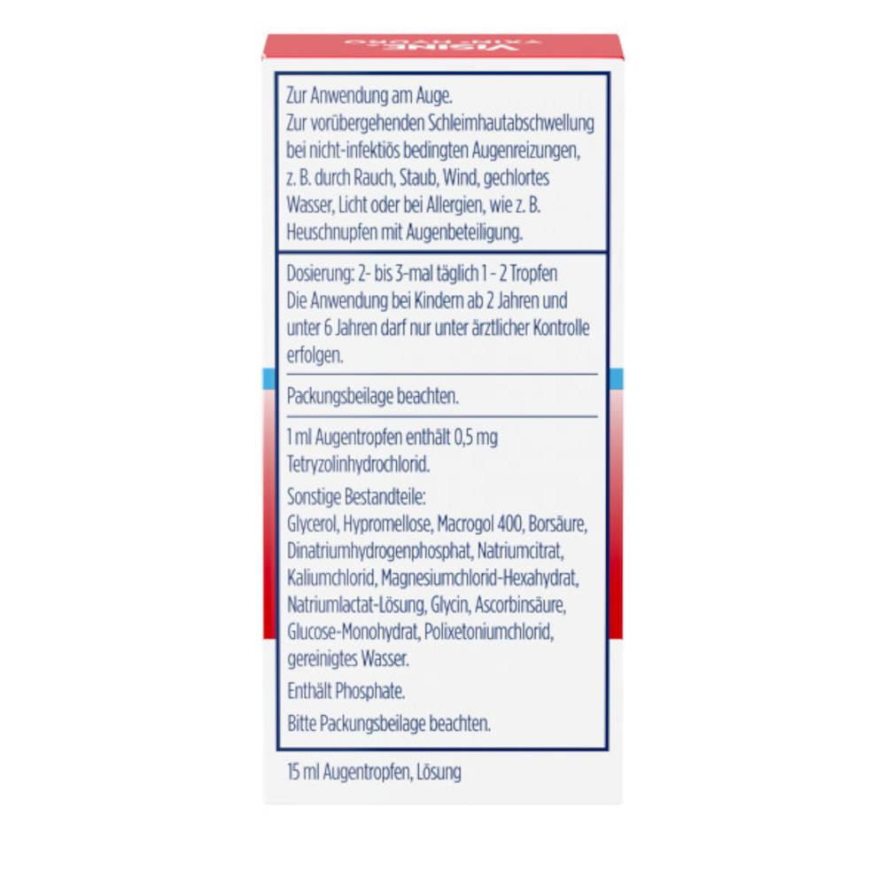VISINE YXIN HYDRO 15 ml Augentropfen