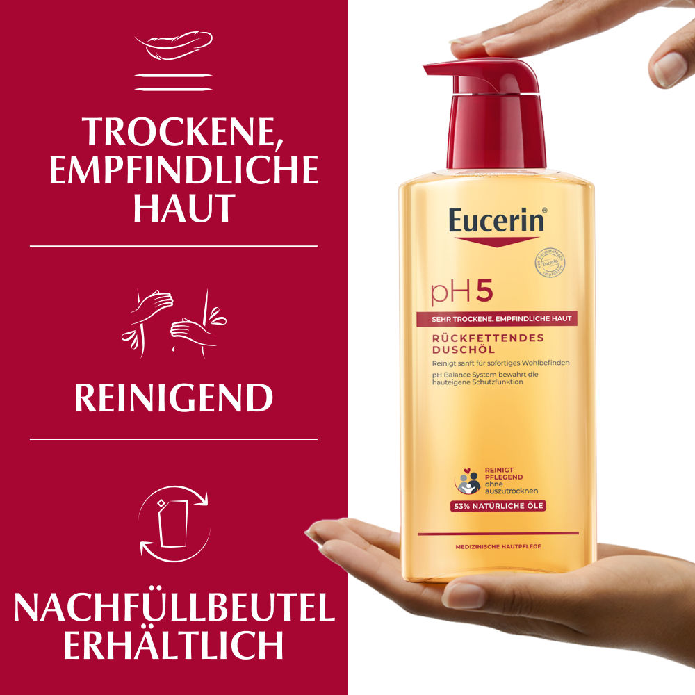 Eucerin pH5 Rückfettendes Duschöl 400 ml Duschgel