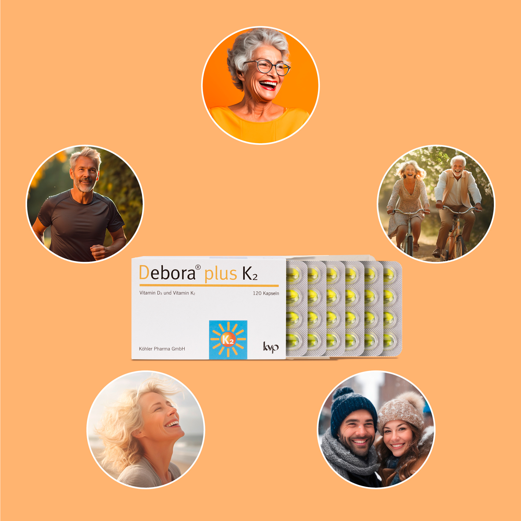 Debora plus K2 120 St Kapseln