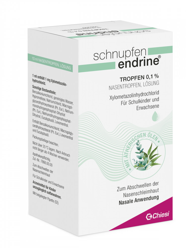 schnupfen endrine TROPFEN 0,1 % 10 ml Nasentropfen