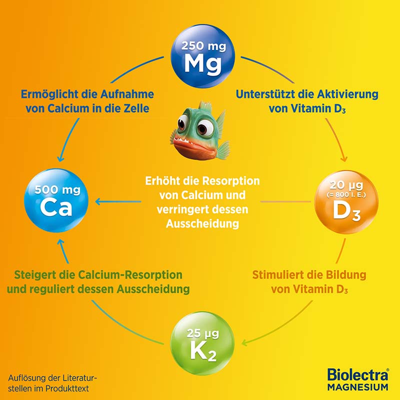 Biolectra MAGNESIUM Muskeln & Knochen Aktiv  30 St Kautabletten