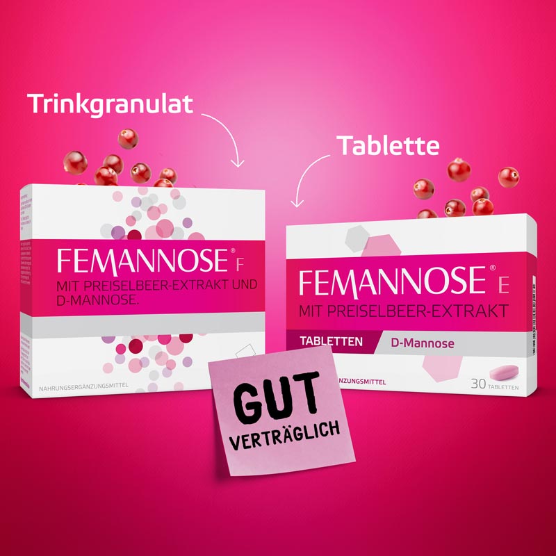 FEMANNOSE F MIT PREISELBEER-EXTRAKT UND D-MANNOSE 30 St Granulat