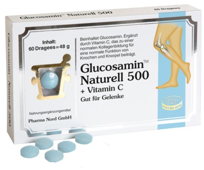 GLUCOSAMIN NATURELL 500 mg Pharma Nord Dragees 60 St Dragees