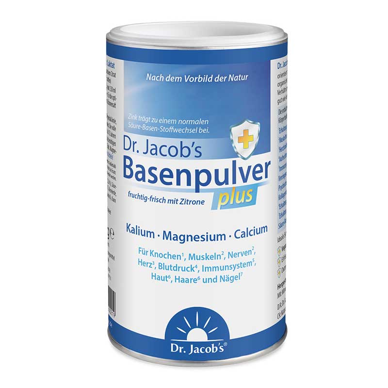 Dr. Jacob's Basenpulver plus Basen-Citrat-Mineralstoffe