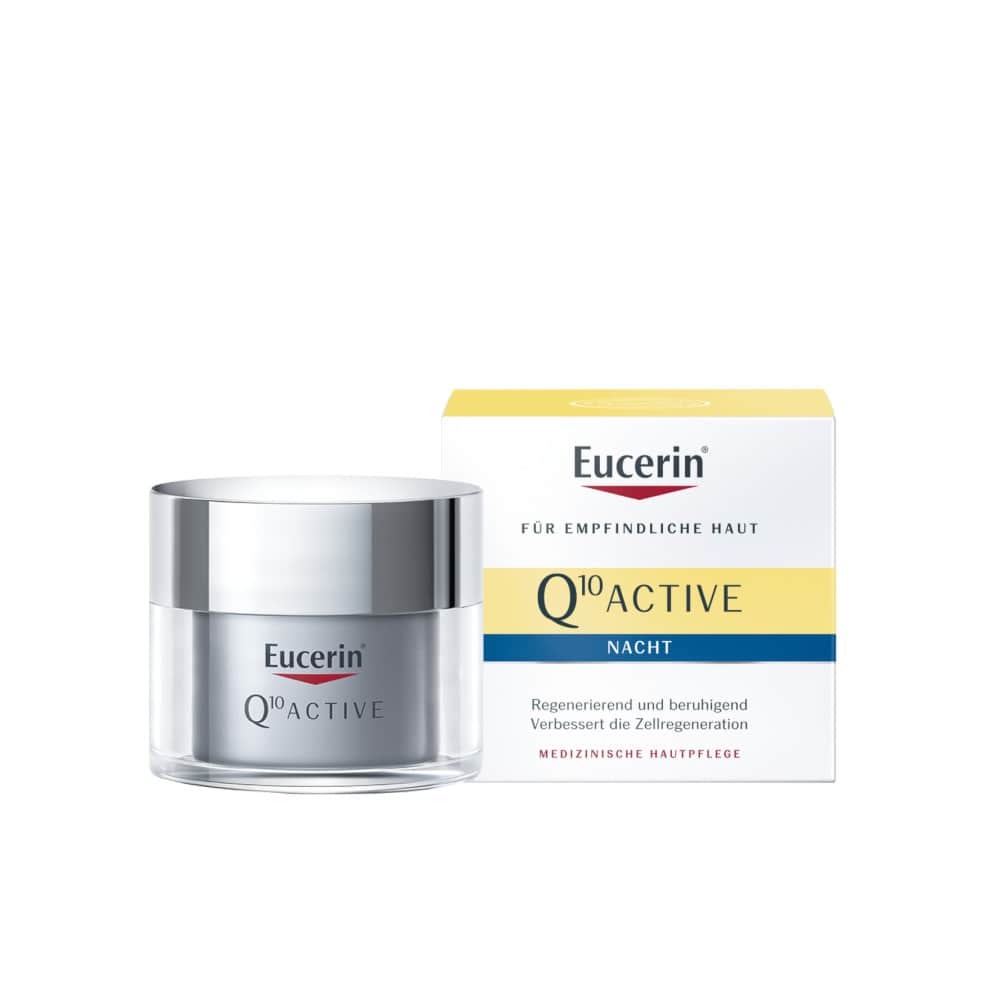 Eucerin Q10 Active Nachtpflege Creme + 5€ Rabatt* 50 ml Nachtcreme