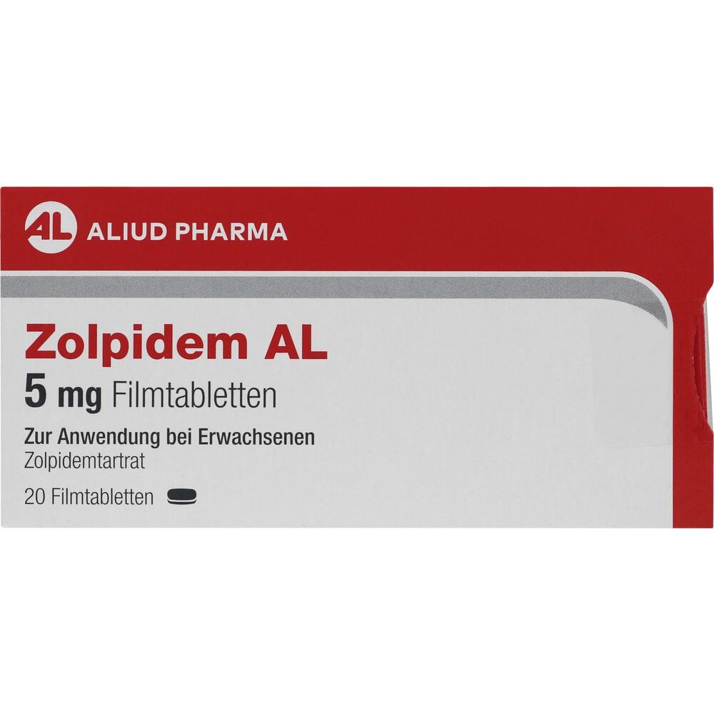ZOLPIDEM AL 5mg 20 St Filmtabletten