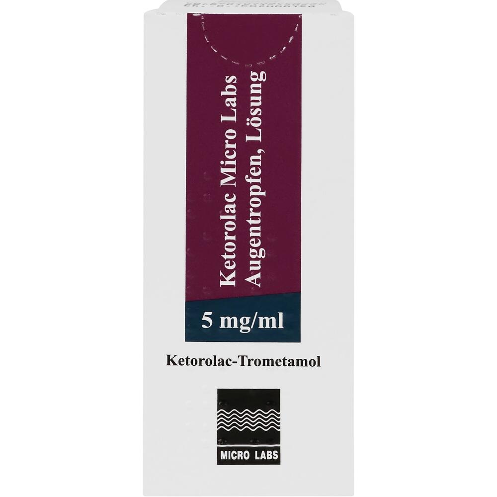 KETOROLAC Micro Labs 5 mg/ml Augentropfen Lösung 1X5 ml Augentropfen