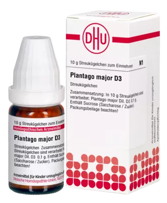 PLANTAGO MAJOR D 3 Globuli 10 g Globuli