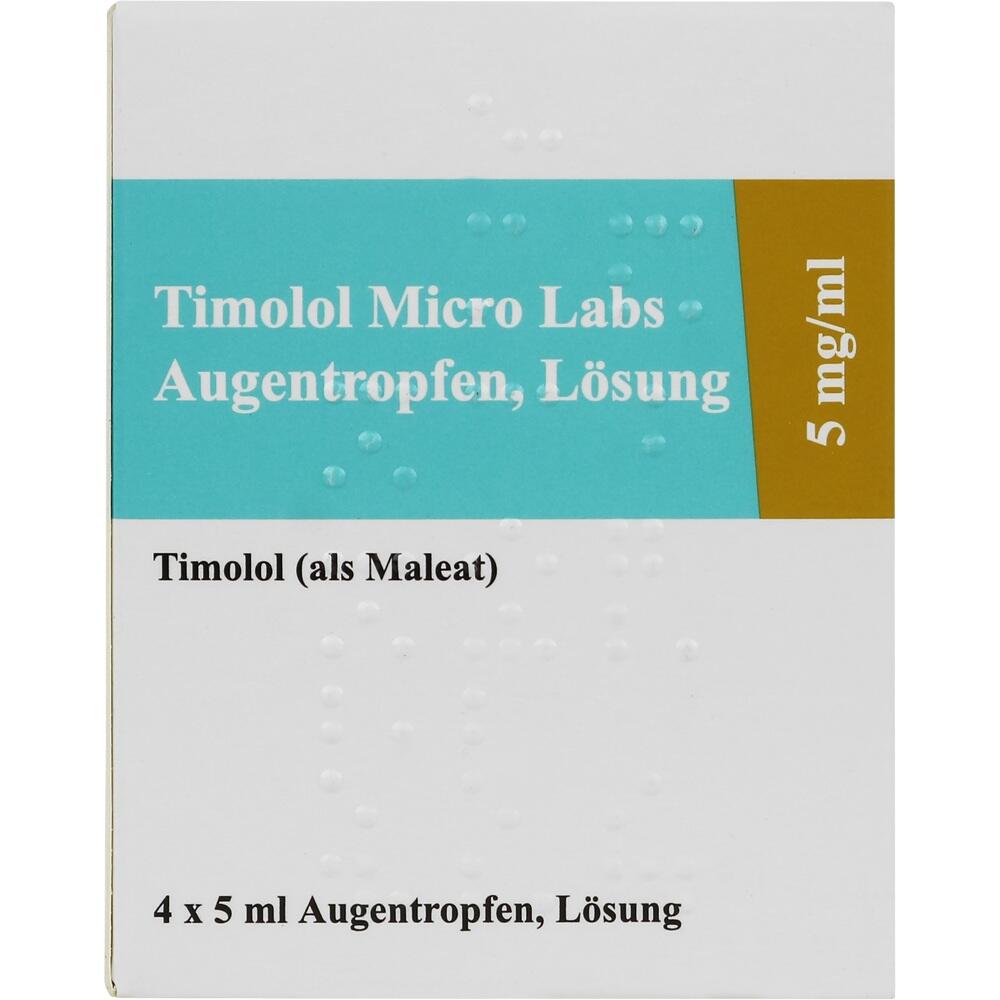 Timolol Micro Labs 5 mg/ml  4X5 ml Augentropfen