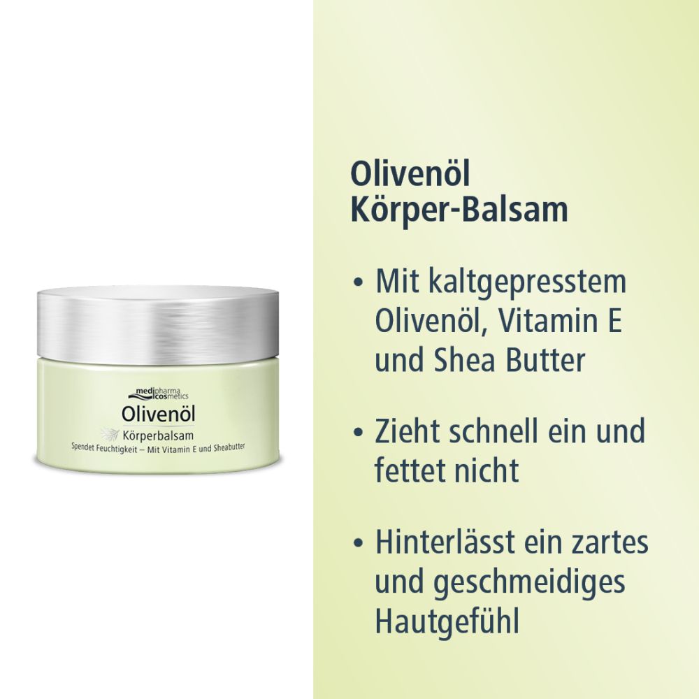 Olivenöl Körperbalsam mit Vitamin E und Sheabutter 250 ml Balsam