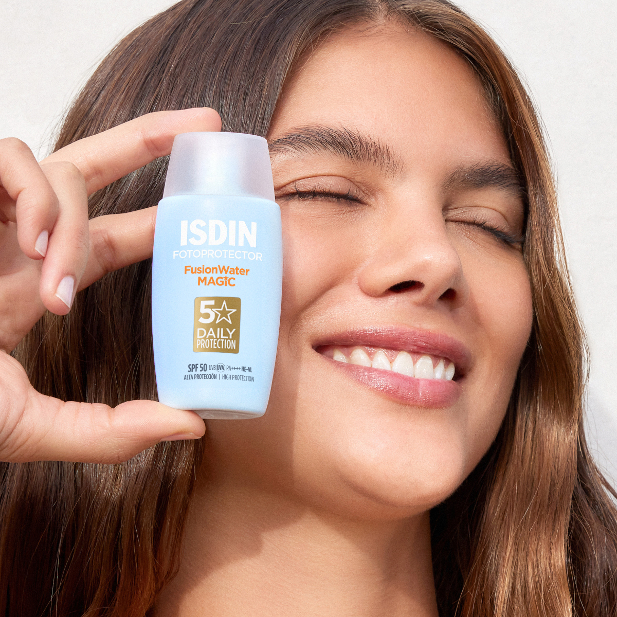 ISDIN FusionWater MAGIC Sonnencreme Gesicht LSF 50 50 ml Emulsion