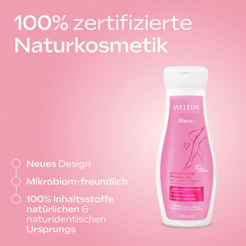 WELEDA Mum leichte Beine Frische-Gel 200 ml Gel