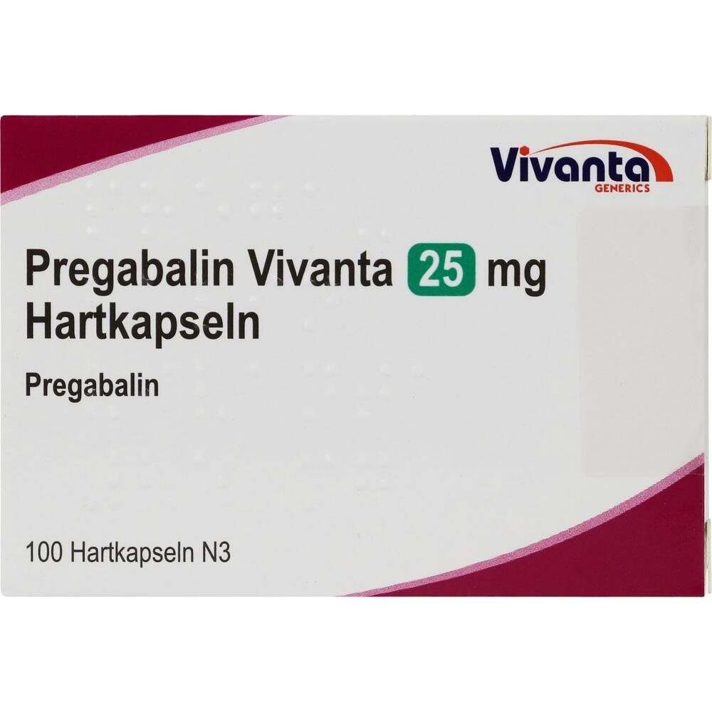 Pregabalin Vivanta 25 mg 100 St Hartkapseln