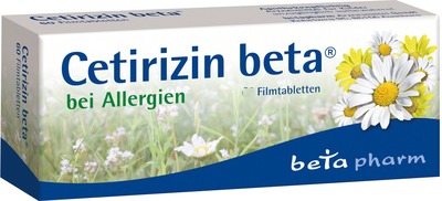 Cetirizin beta 50 St Filmtabletten