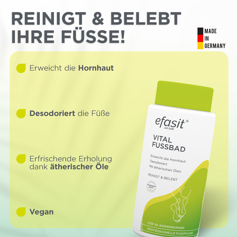 efasit VITAL FUSSBAD 400 g Bad