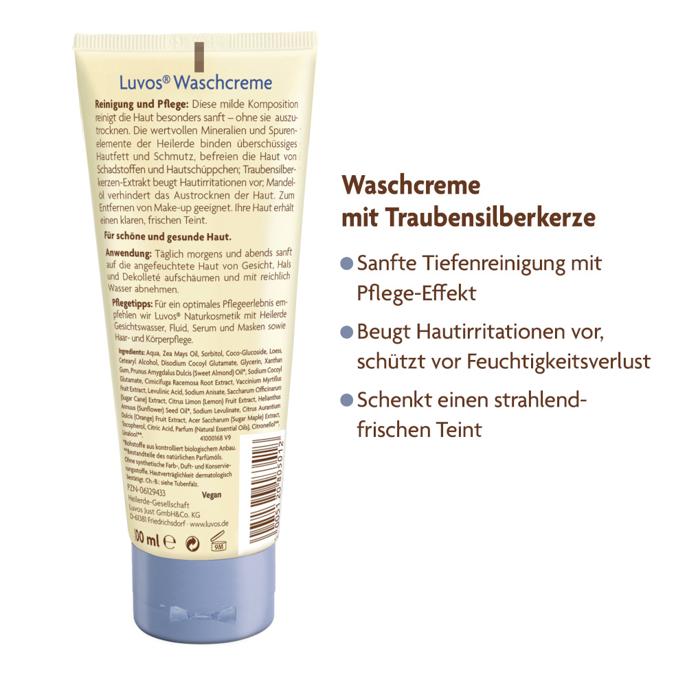 Luvos HEILERDE Waschcreme 100 ml Creme