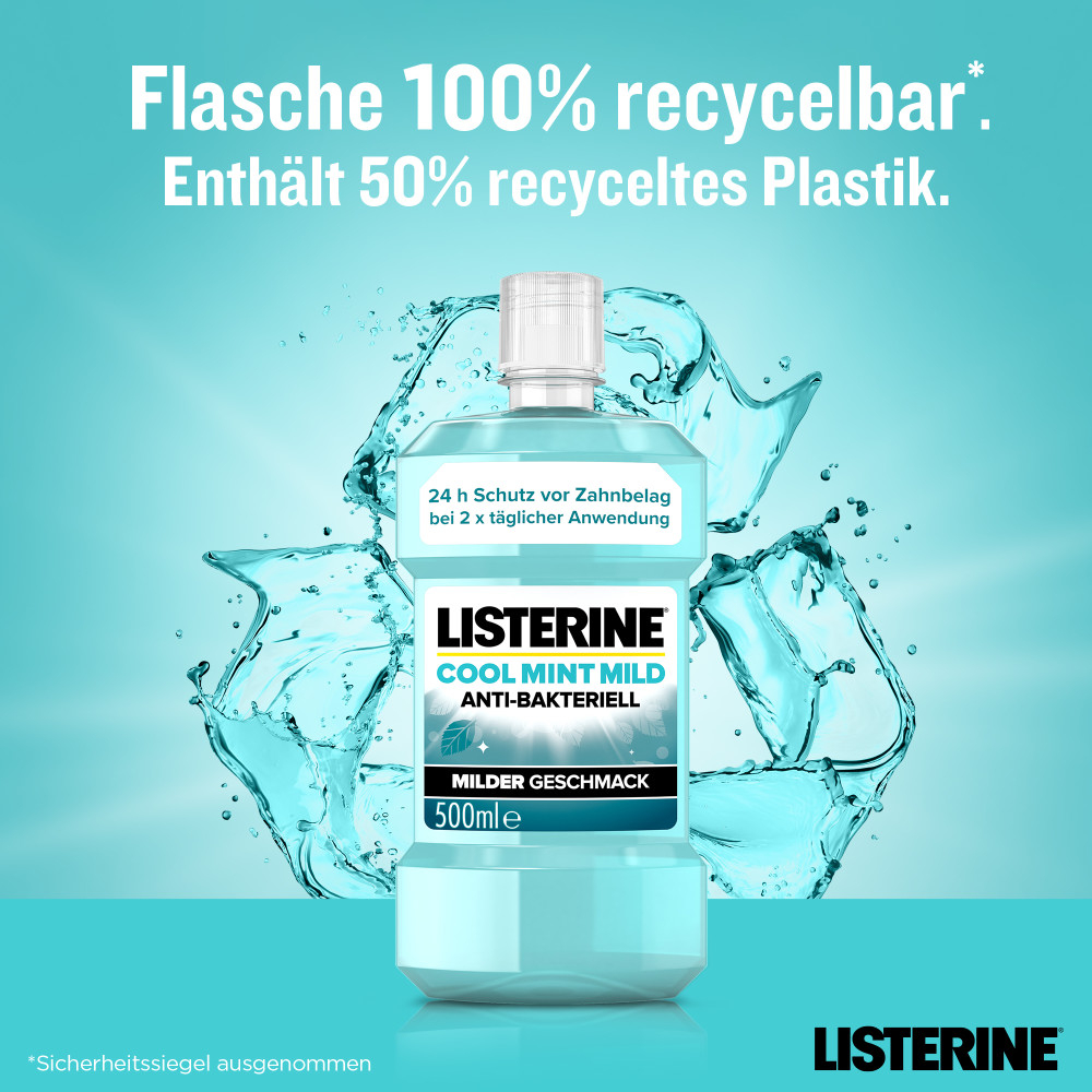 LISTERINE Cool Mint Mild  500 ml Lösung