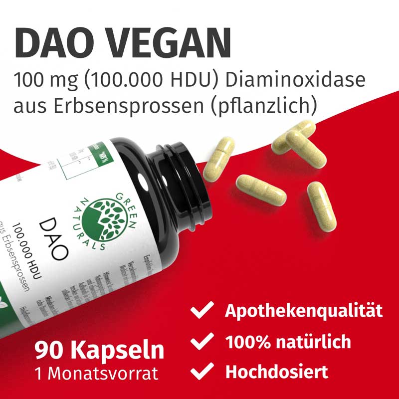 GREEN NATURALS DAO 100 mg 90 St Kapseln