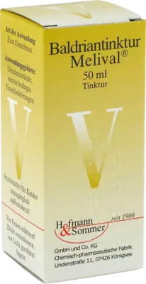 Baldriantinktur Melival 50 ml Tinktur