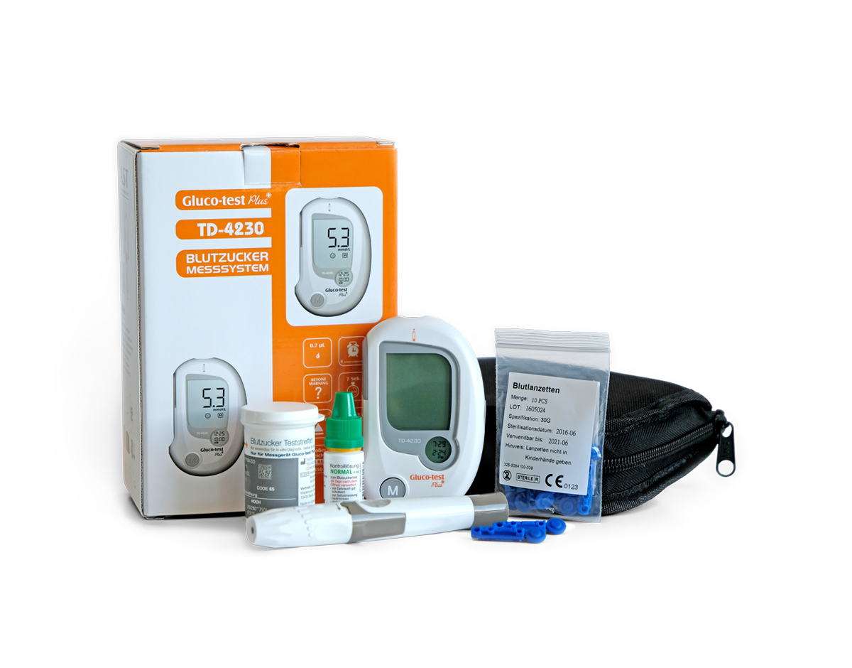 GLUCO TEST Plus 10 Set mmol/l 1 St