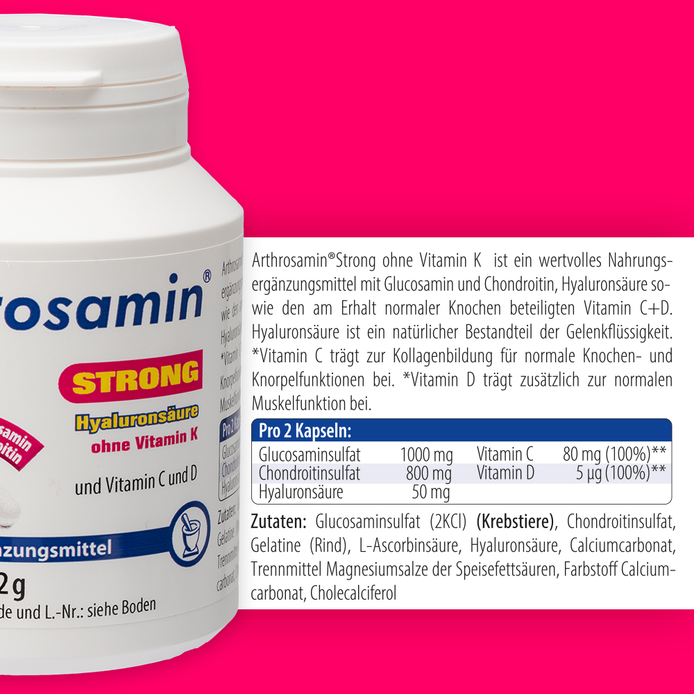 Arthrosamin Strong Ohne Vitamin K Kapseln 90 St Kapseln