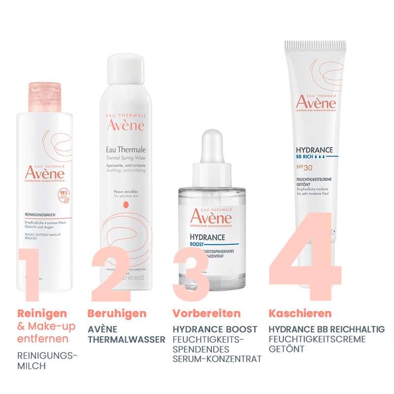 Avène HYDRANCE BB-RICH FEUCHTIGKEITSCREME GETÖNT  40 ml Creme