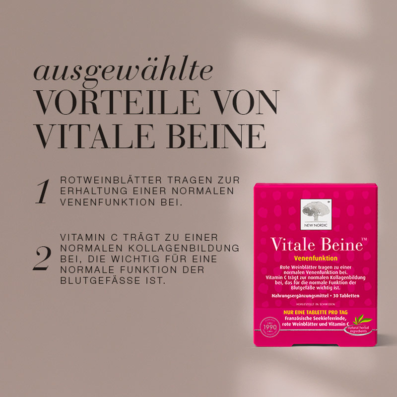 NEW NORDIC Vitale Beine 30 St Tabletten