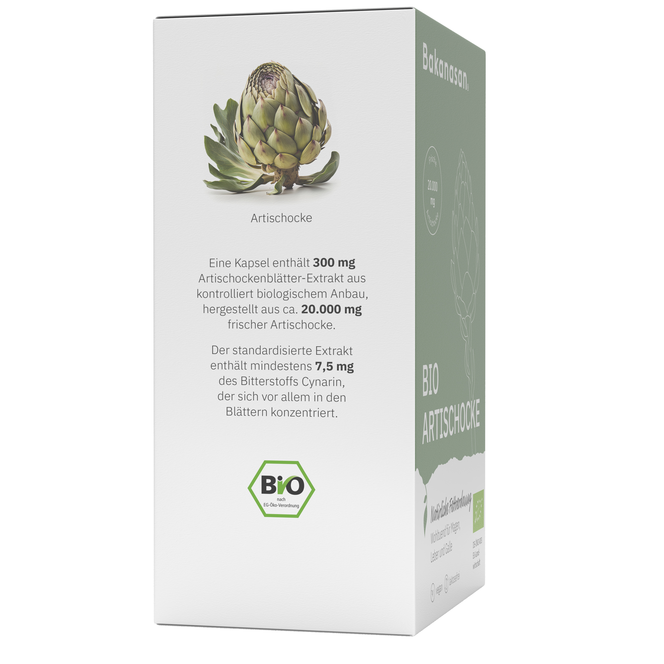 Bakanasan BIO ARTISCHOCKE 100 St Kapseln