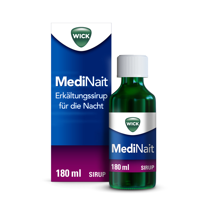 WICK MediNait Erk&auml;ltungssirup f&uuml;r die Nacht 180 ml Sirup
