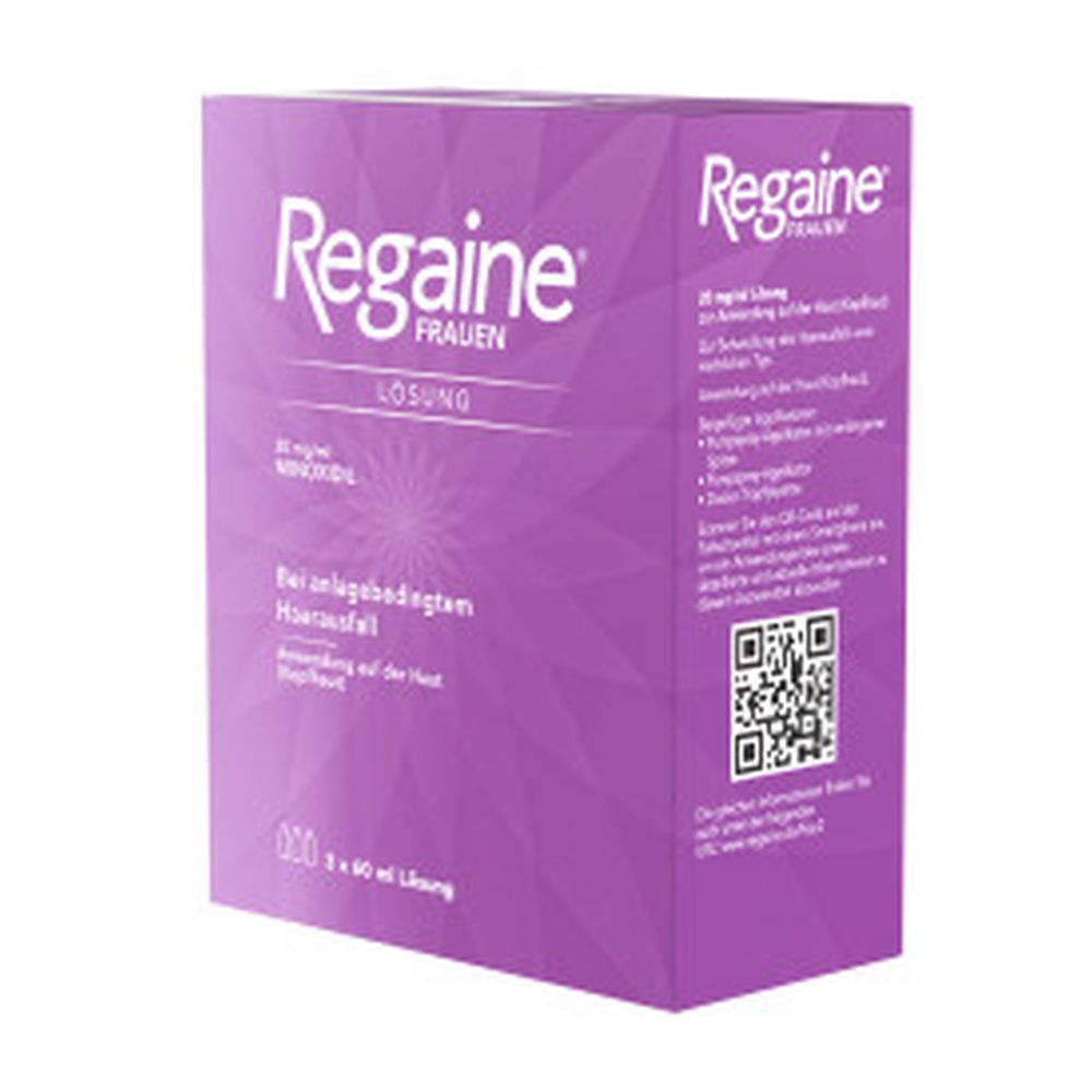 Regaine FRAUEN Lösung (3 Mon. Packung) bei erblich bedingtem Haarausfall