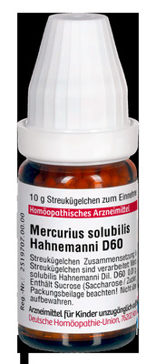 DHU Mercurius solubilis Hahnemanni D12 10 g Globuli