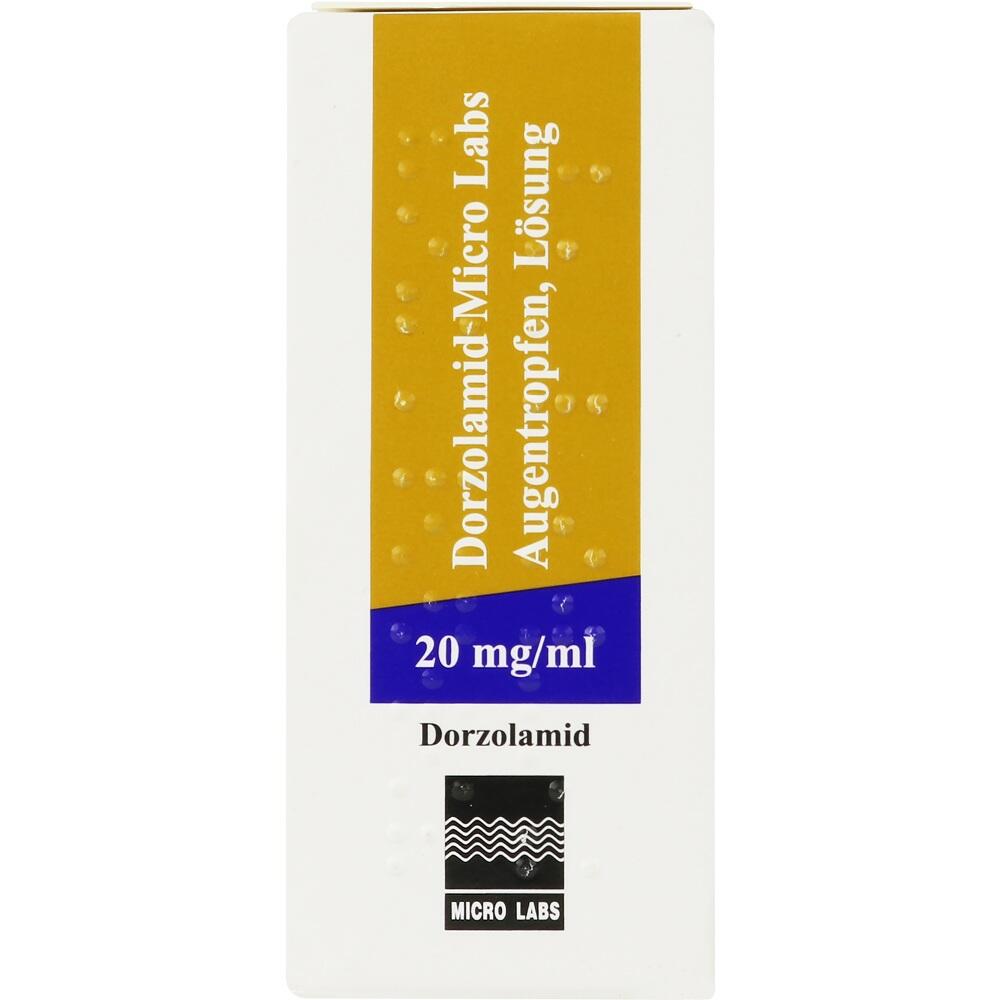Dorzolamid Micro Labs 20 mg / ml 1X5 ml Augentropfen