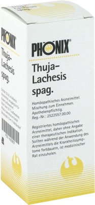 PHÖNIX THUJA lachesis spag.Tropfen 50 ml Mischung