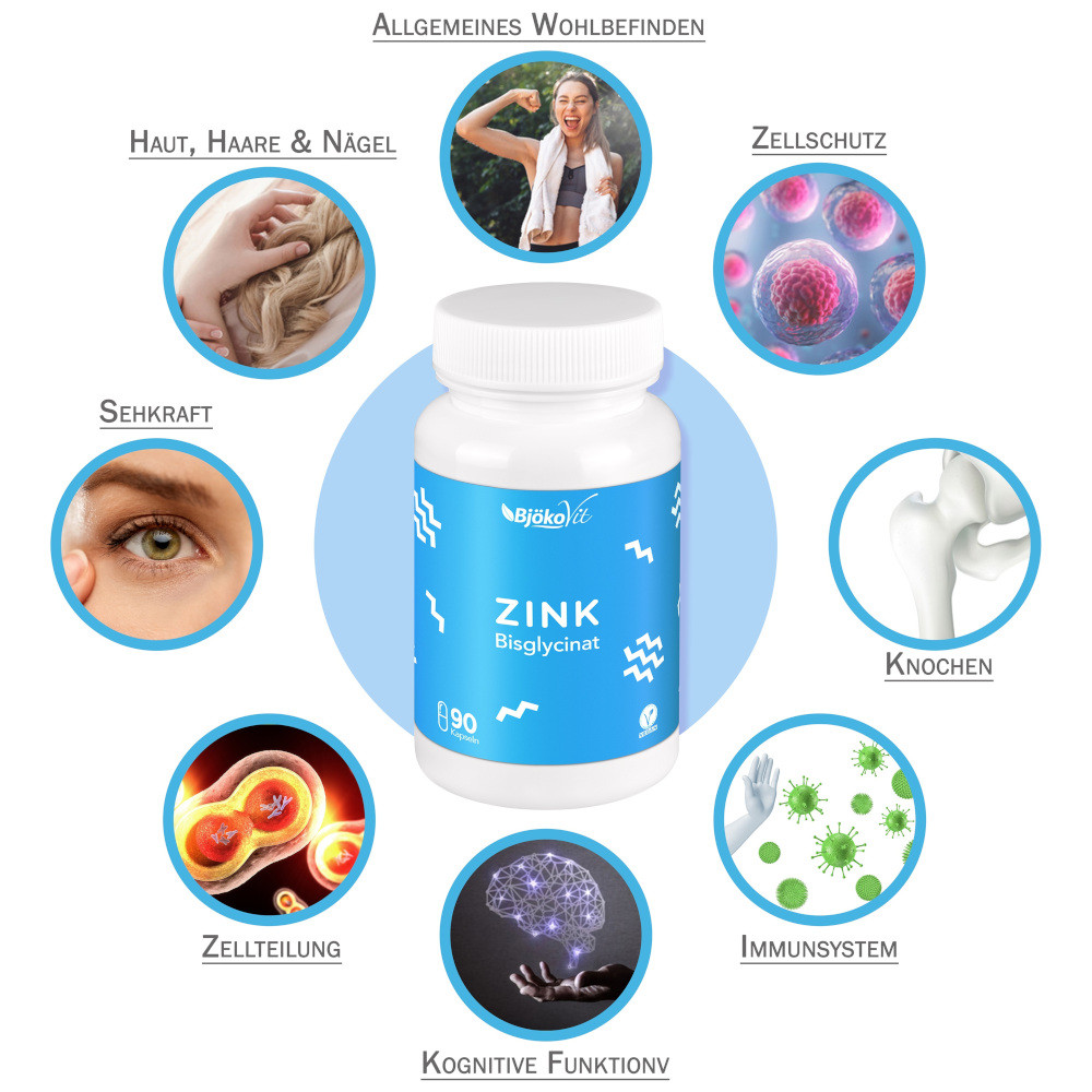 ZINK BISGLYCINAT 25MG VEGA 90 St Kapseln