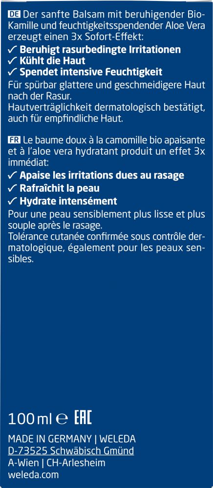 Weleda After Shave Balsam 100 ml Balsam