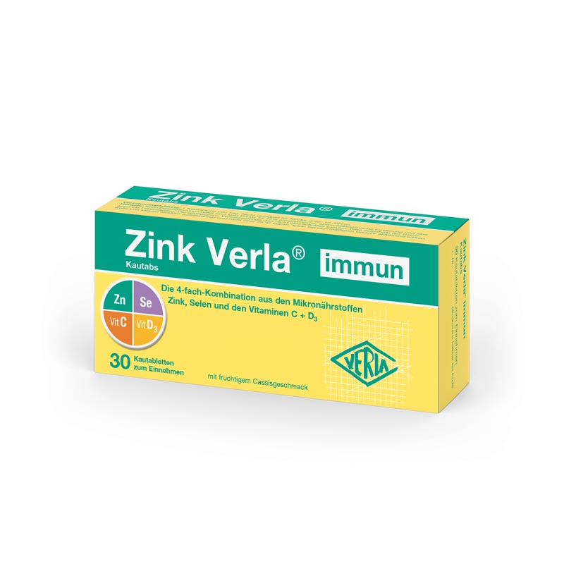 Zink Verla immun  30 St Kautabletten
