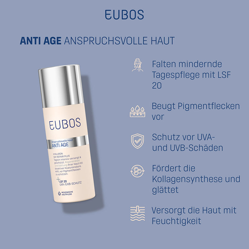 EUBOS HYALURON Day Repair Plus LSF 20 Creme 50 ml Creme