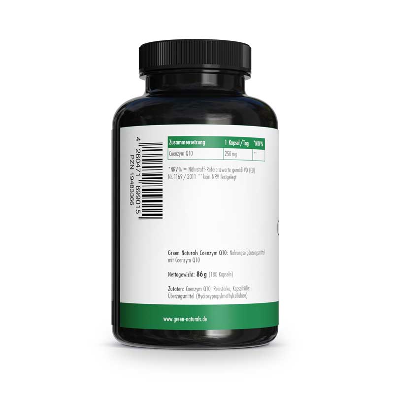 GREEN NATURALS COENZYM Q10 180 St Kapseln
